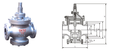 高靈敏度大流量蒸汽減壓閥YGA43H