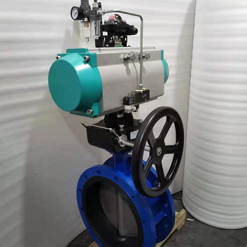 D671X氣動(dòng)對(duì)夾式蝶閥