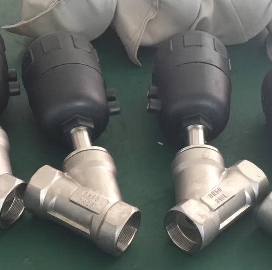 JF2000全不銹鋼內(nèi)螺紋氣動(dòng)角座閥